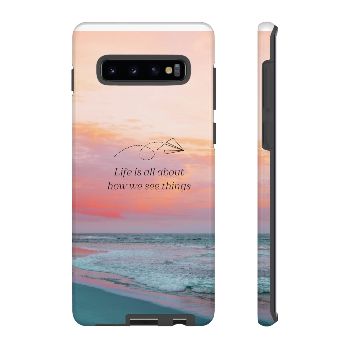 Thoughts at Sunset Phone Case | iPhone 15 Plus/ Pro, 14, 13, 12| Google Pixel 7, Pro, 5| Samsung Galaxy S23 All Major Phone Models