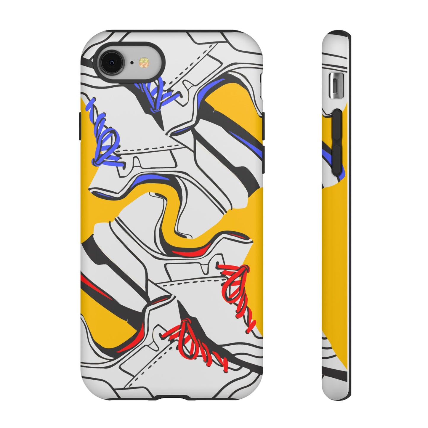 Sneakers Wallpaper Phone Case | iPhone 15 Plus/ Pro, 14, 13, 12| Google Pixel 7, Pro, 5| Samsung Galaxy S23 All Major Phone Models