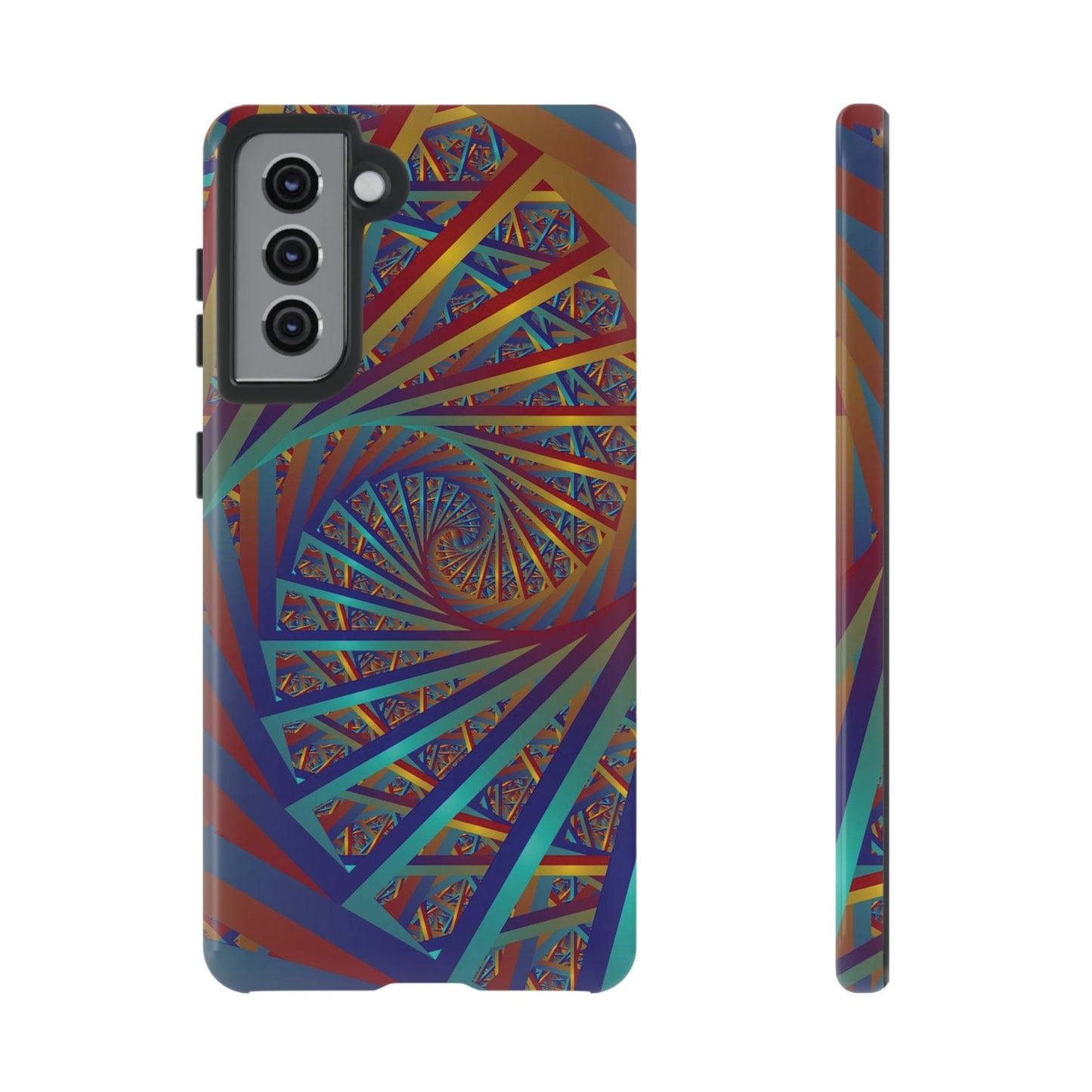 Colourful Spiral Wallpaper Phone Case | iPhone 15 Plus/ Pro, 14, 13, 12| Google Pixel 7, Pro, 5| Samsung Galaxy S23 All Major Phone Models