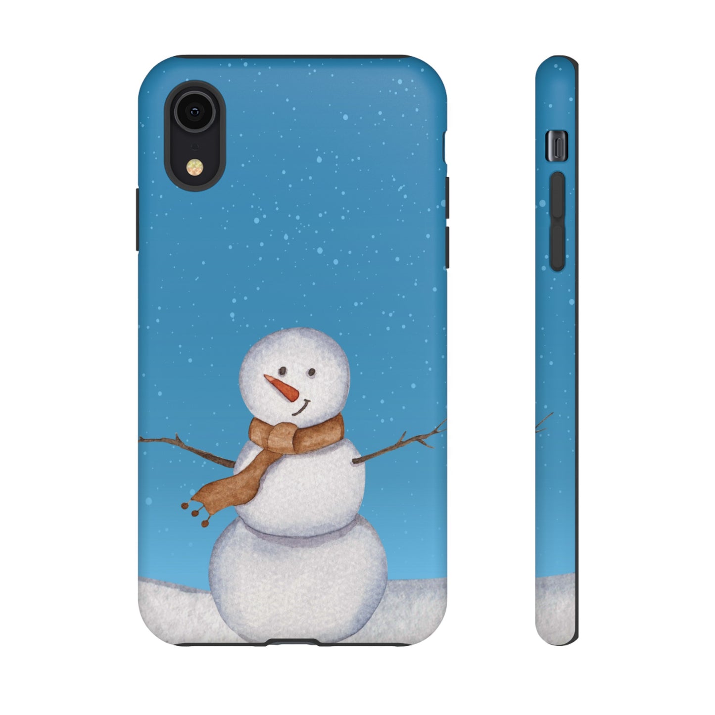 Snowman Wallpaper Phone Case | iPhone 15 Plus/ Pro, 14, 13, 12| Google Pixel 7, Pro, 5| Samsung Galaxy S23 All Major Phone Models