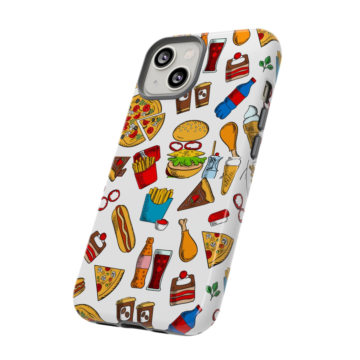 Fast Food Wallpaper Phone Case | iPhone 15 Plus/ Pro, 14, 13, 12| Google Pixel 7, Pro, 5| Samsung Galaxy S23 All Major Phone Models