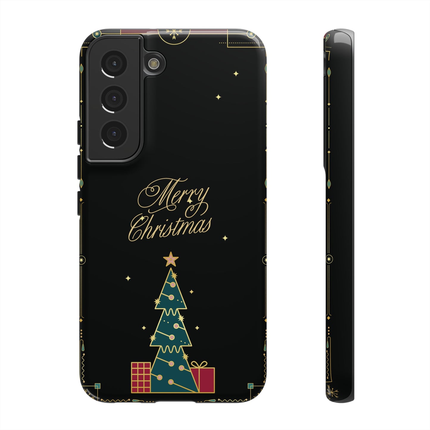 Christmas Tree Wallpaper Phone Case | iPhone 15 Plus/ Pro, 14, 13, 12| Google Pixel 7, Pro, 5| Samsung Galaxy S23 All Major Phone Models