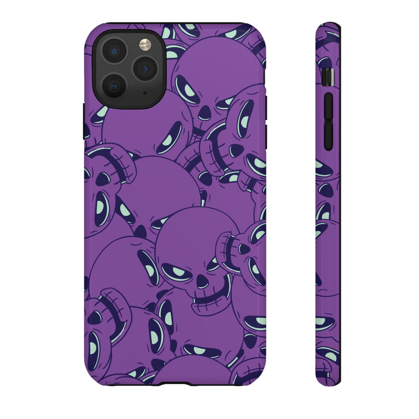 Glowing Skulls Wallpaper Phone Case | iPhone 15 Plus/ Pro, 14, 13, 12| Google Pixel 7, Pro, 5| Samsung Galaxy S23 All Major Phone Models