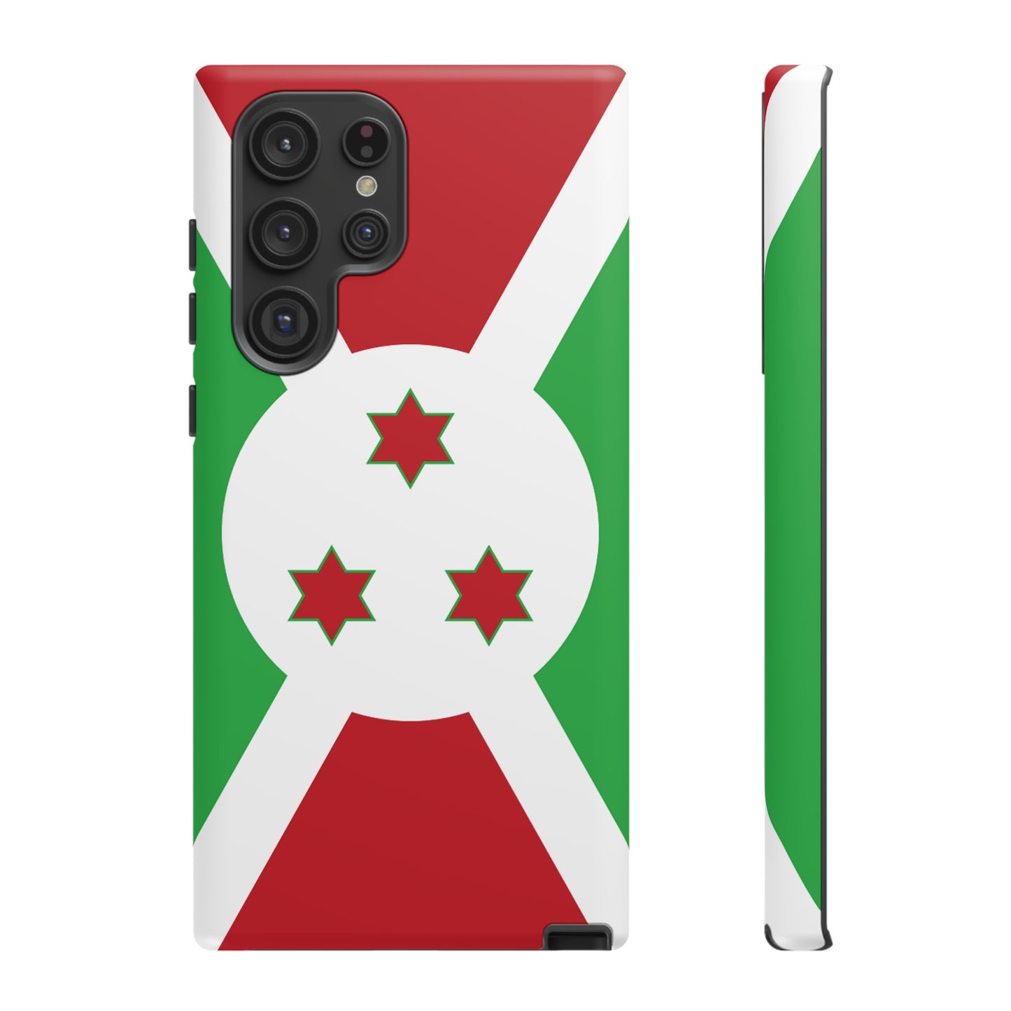 Burundi Flag Phone Case | iPhone 15 Plus/ Pro, 14, 13, 12| Google Pixel 7, Pro, 5| Samsung Galaxy S23 All Major Phone Models