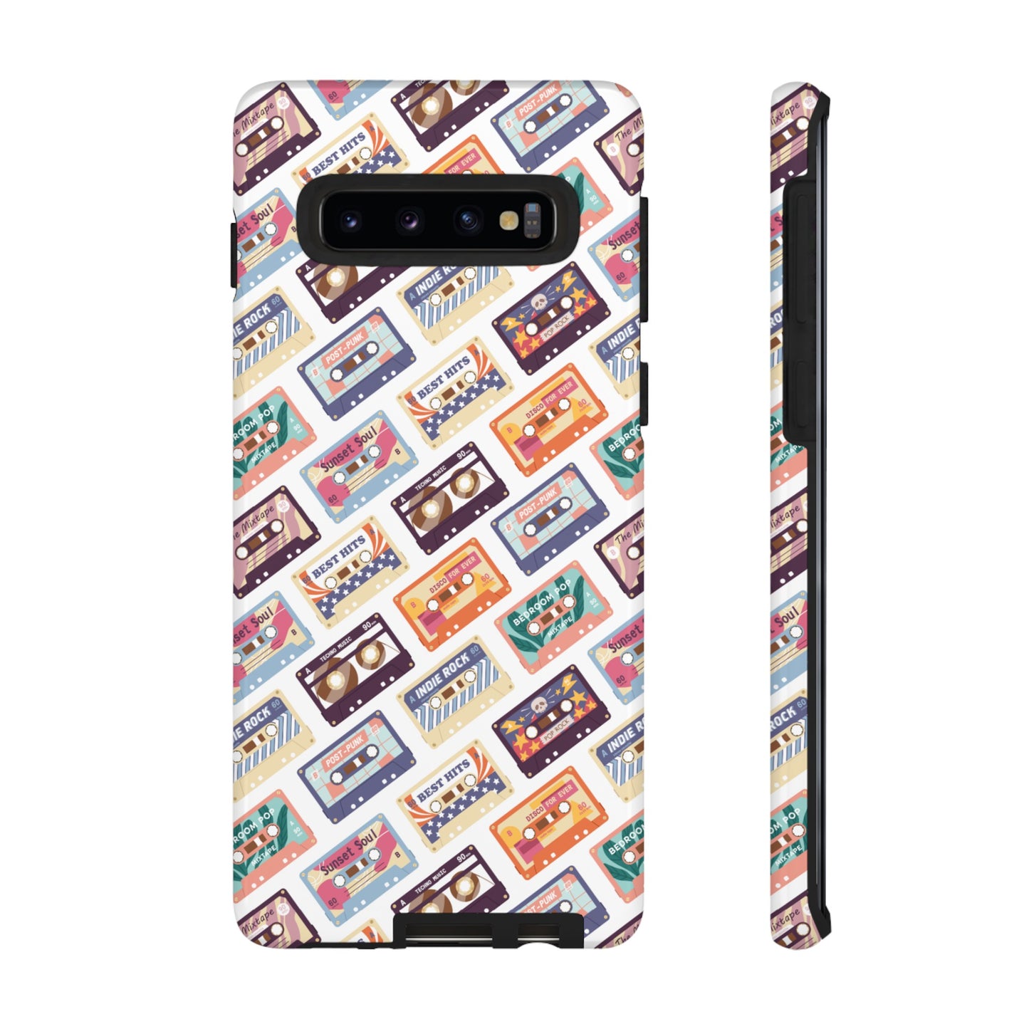 Retro Cassettes Phone Case | iPhone 15 Plus/ Pro, 14, 13, 12| Google Pixel 7, Pro, 5| Samsung Galaxy S23 All Major Phone Models