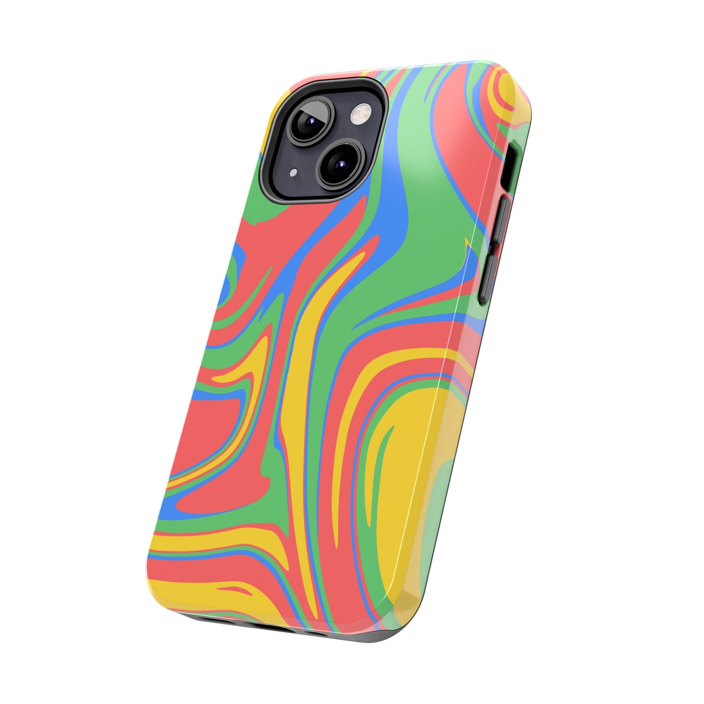 Colourful Marble Phone Case | iPhone 15 Plus/ Pro, 14, 13, 12|