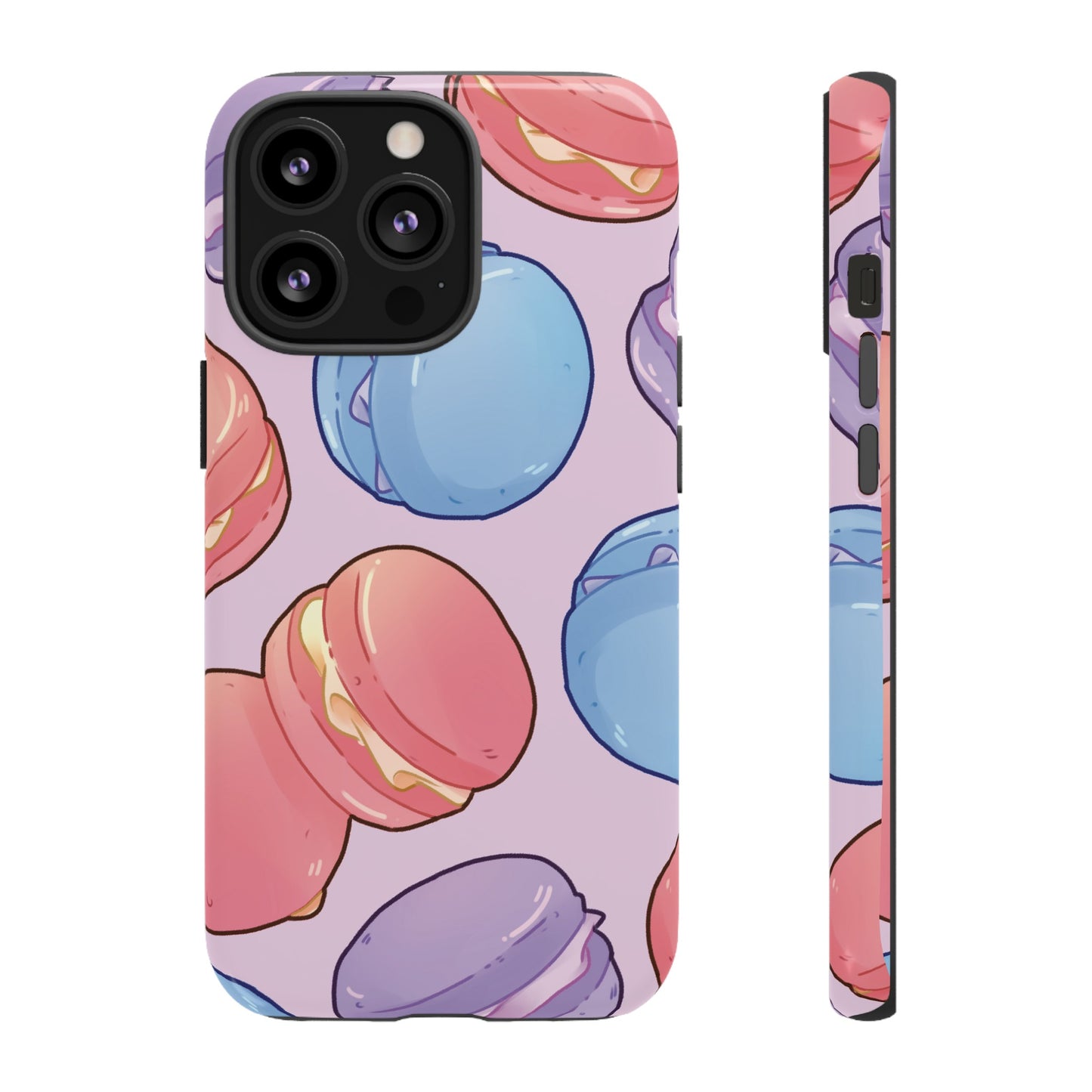 Macaron Wallpaper Phone Case | iPhone 15 Plus/ Pro, 14, 13, 12| Google Pixel 7, Pro, 5| Samsung Galaxy S23 All Major Phone Models