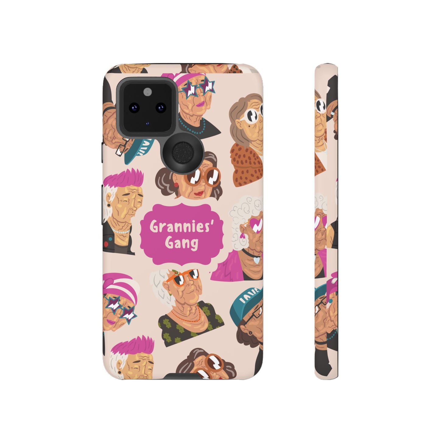 Grannies' Gang Wallpaper Phone Case | iPhone 15 Plus/ Pro, 14, 13, 12| Google Pixel 7, Pro, 5| Samsung Galaxy S23 All Major Phone Models