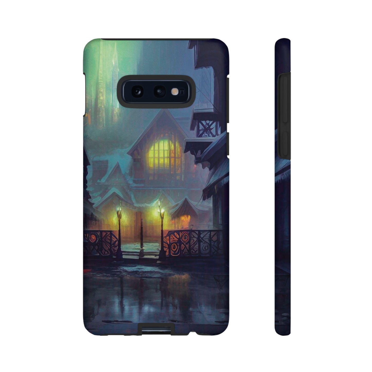 Cottage at Night Wallpaper Phone Case | iPhone 15 Plus/ Pro, 14, 13, 12| Google Pixel 7, Pro, 5| Samsung Galaxy S23 All Major Phone Models