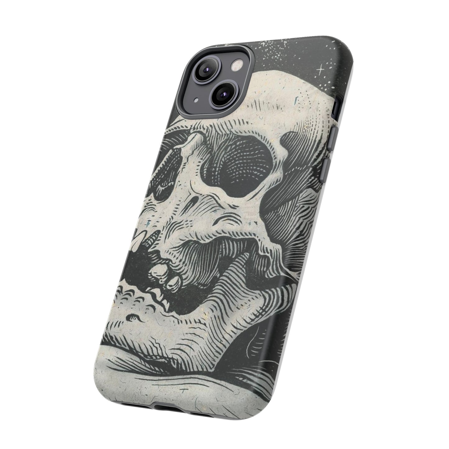 Skull Wallpaper Phone Case | iPhone 15 Plus/ Pro, 14, 13, 12| Google Pixel 7, Pro, 5| Samsung Galaxy S23 All Major Phone Models