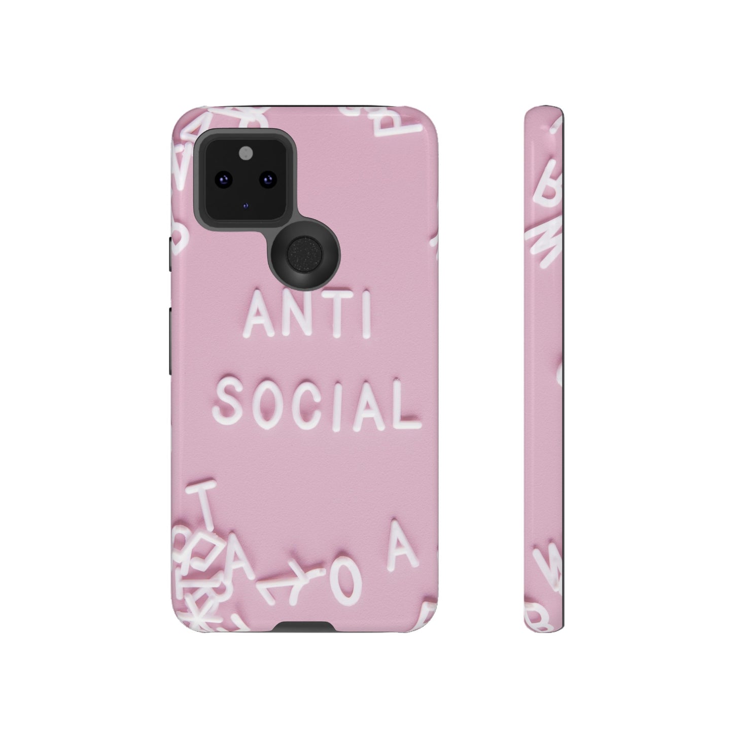 Anti Social Phone Case | iPhone 15 Plus/ Pro, 14, 13, 12| Google Pixel 7, Pro, 5| Samsung Galaxy S23 All Major Phone Models