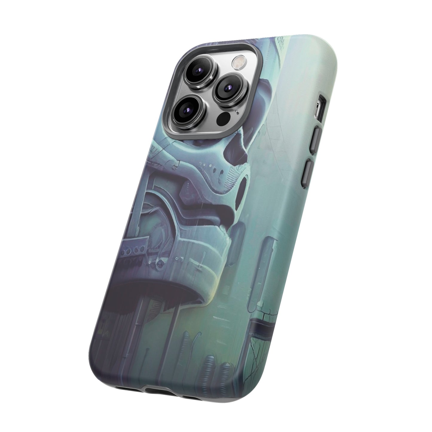 Sci-Fi Skull Wallpaper Phone Case | iPhone 15 Plus/ Pro, 14, 13, 12| Google Pixel 7, Pro, 5| Samsung Galaxy S23 All Major Phone Models