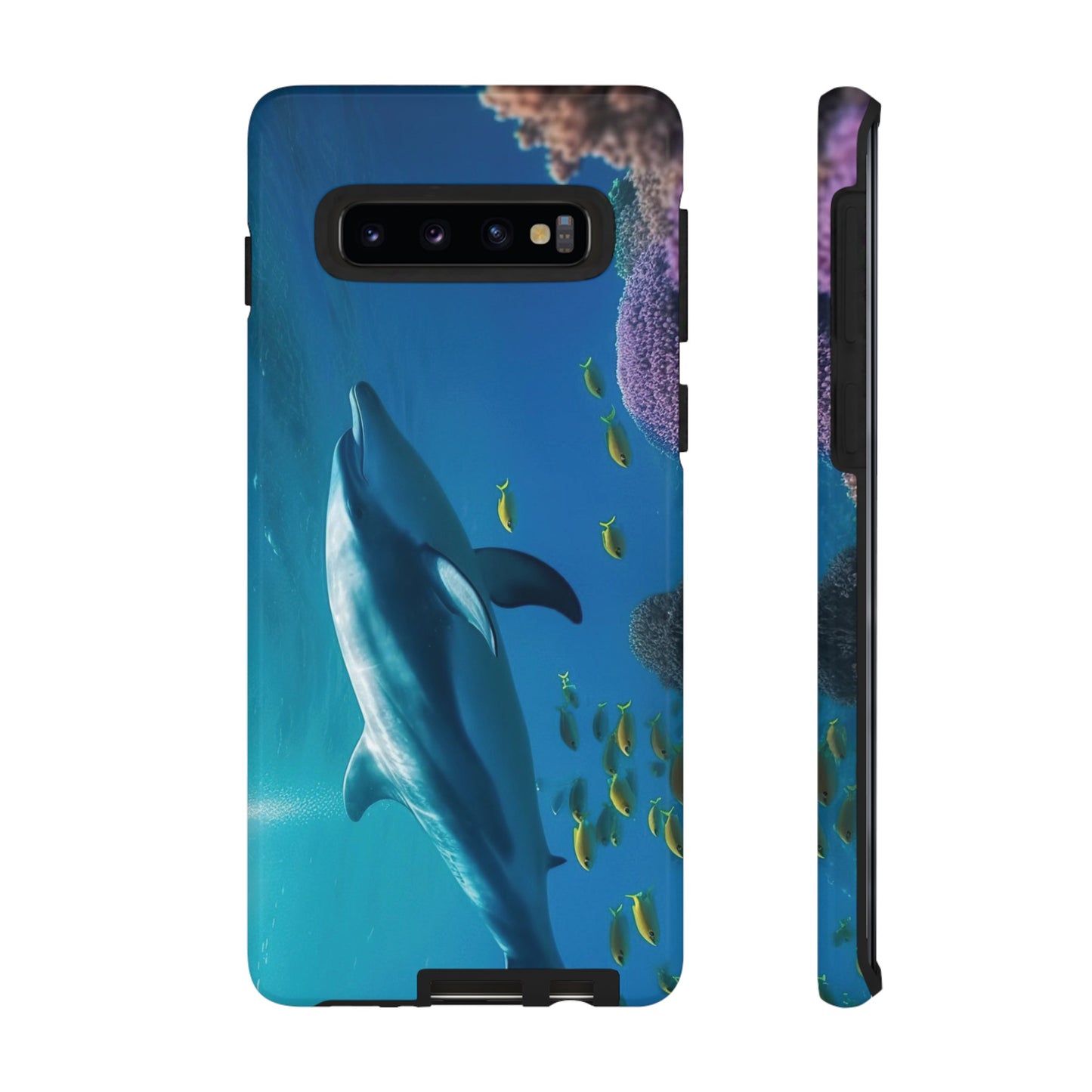 Dolphin Wallpaper Phone Case | iPhone 15 Plus/ Pro, 14, 13, 12| Google Pixel 7, Pro, 5| Samsung Galaxy S23 All Major Phone Models