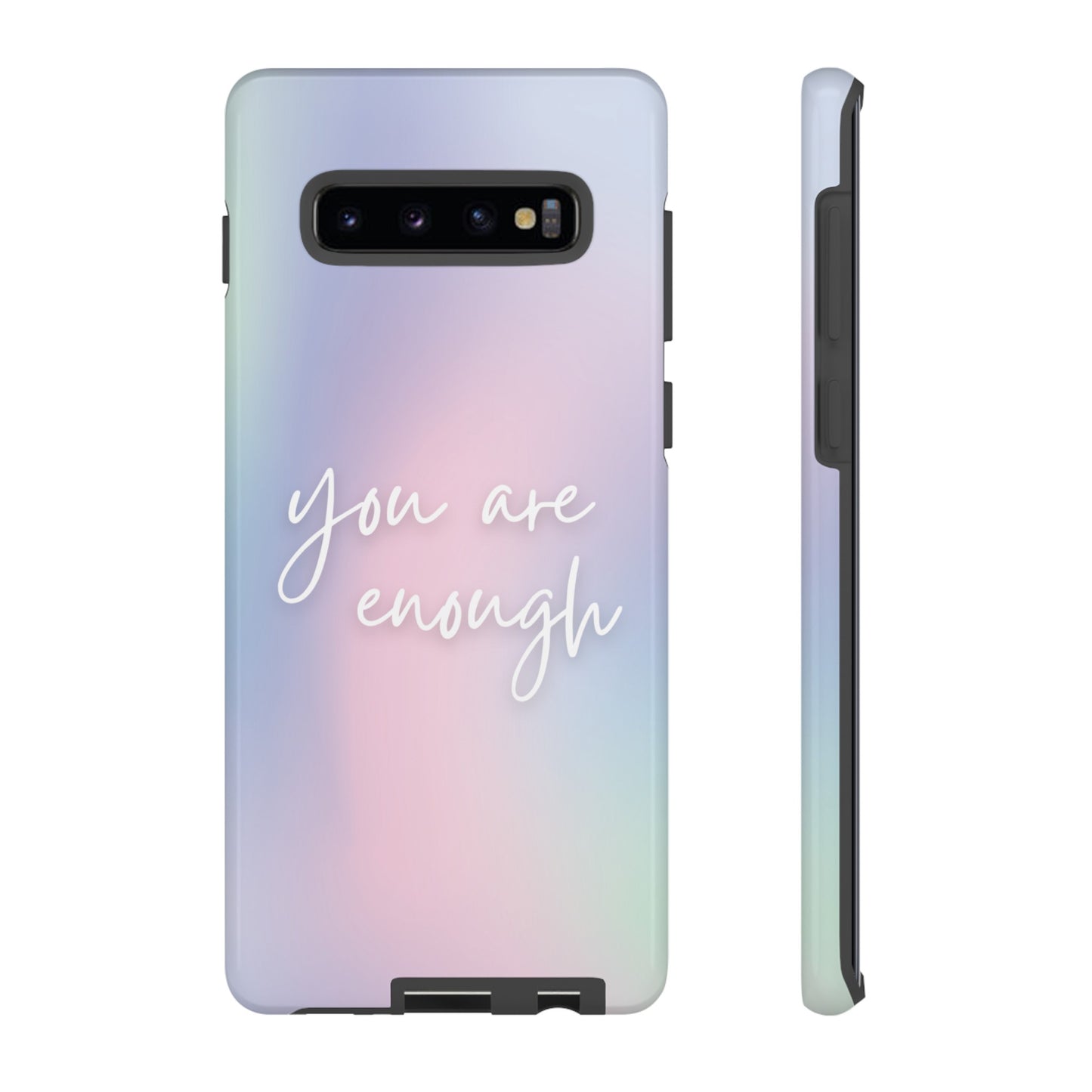 You Are Enough Wallpaper Phone Case | iPhone 15 Plus/ Pro, 14, 13, 12| Google Pixel 7, Pro, 5| Samsung Galaxy S23 All Major Phone Models