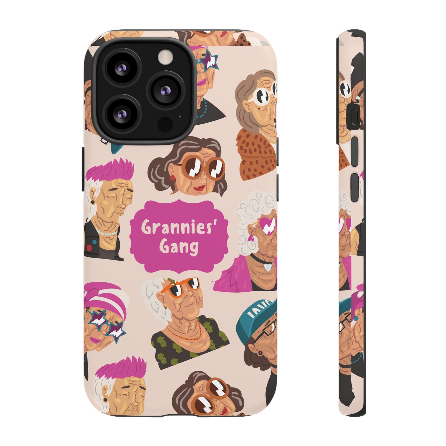 Grannies' Gang Wallpaper Phone Case | iPhone 15 Plus/ Pro, 14, 13, 12| Google Pixel 7, Pro, 5| Samsung Galaxy S23 All Major Phone Models