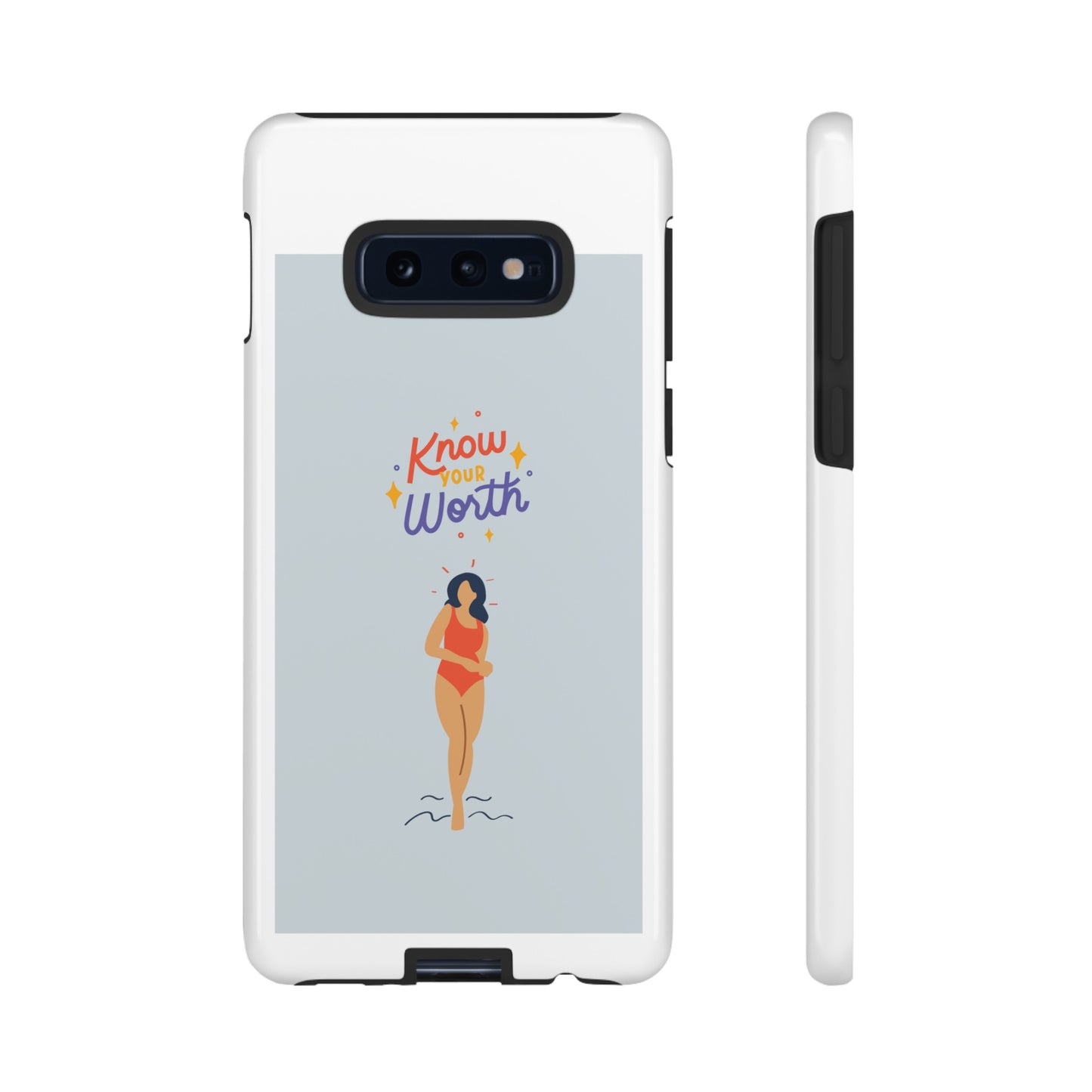 Know Your Worth Phone Case | iPhone 15 Plus/ Pro, 14, 13, 12| Google Pixel 7, Pro, 5| Samsung Galaxy S23 All Major Phone Models