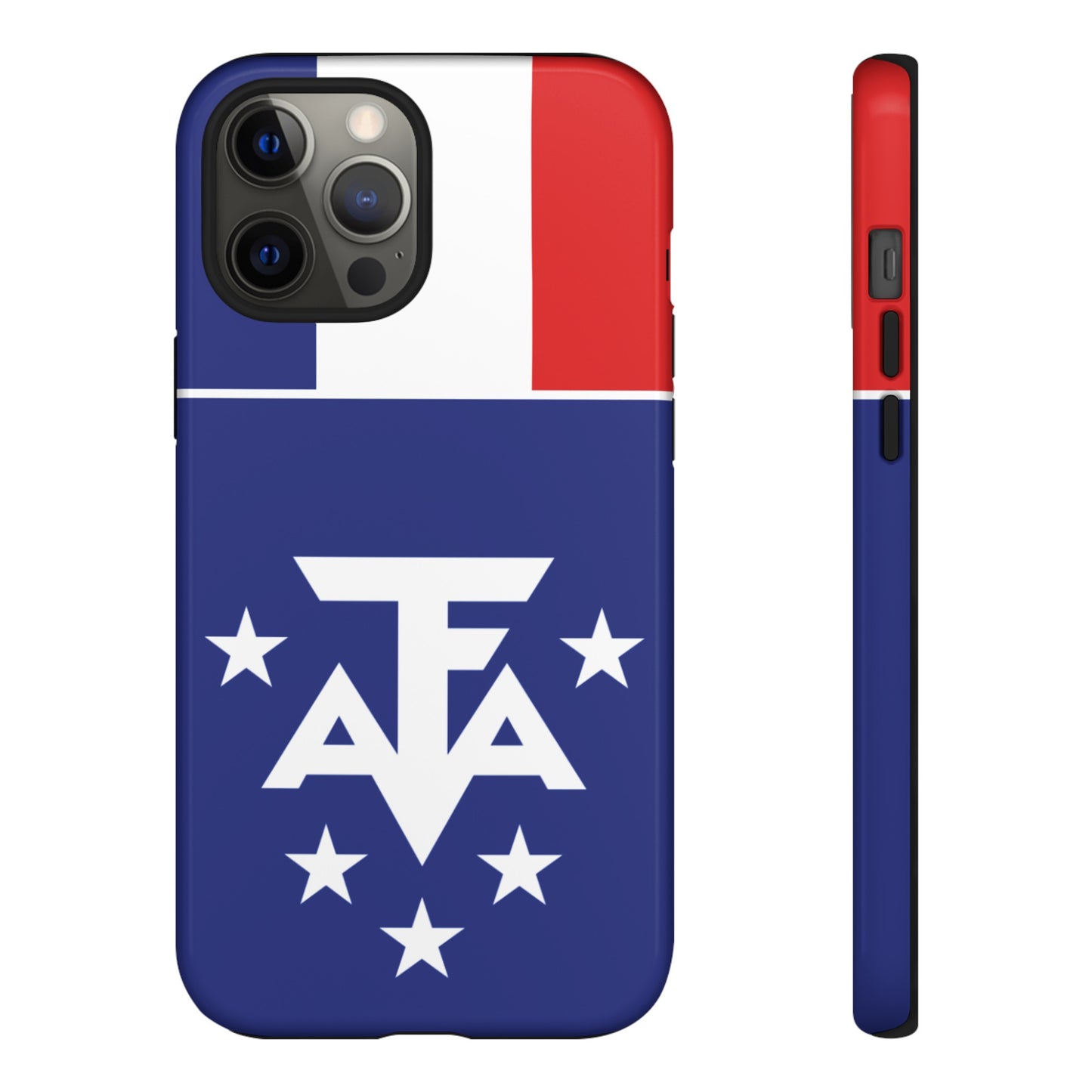 French Southern And Antarctic Lands Flag Phone Case | iPhone 15 Plus/ Pro, 14, 13, 12| Google Pixel 7, Pro, 5| Samsung Galaxy S23 All Major Phone Models