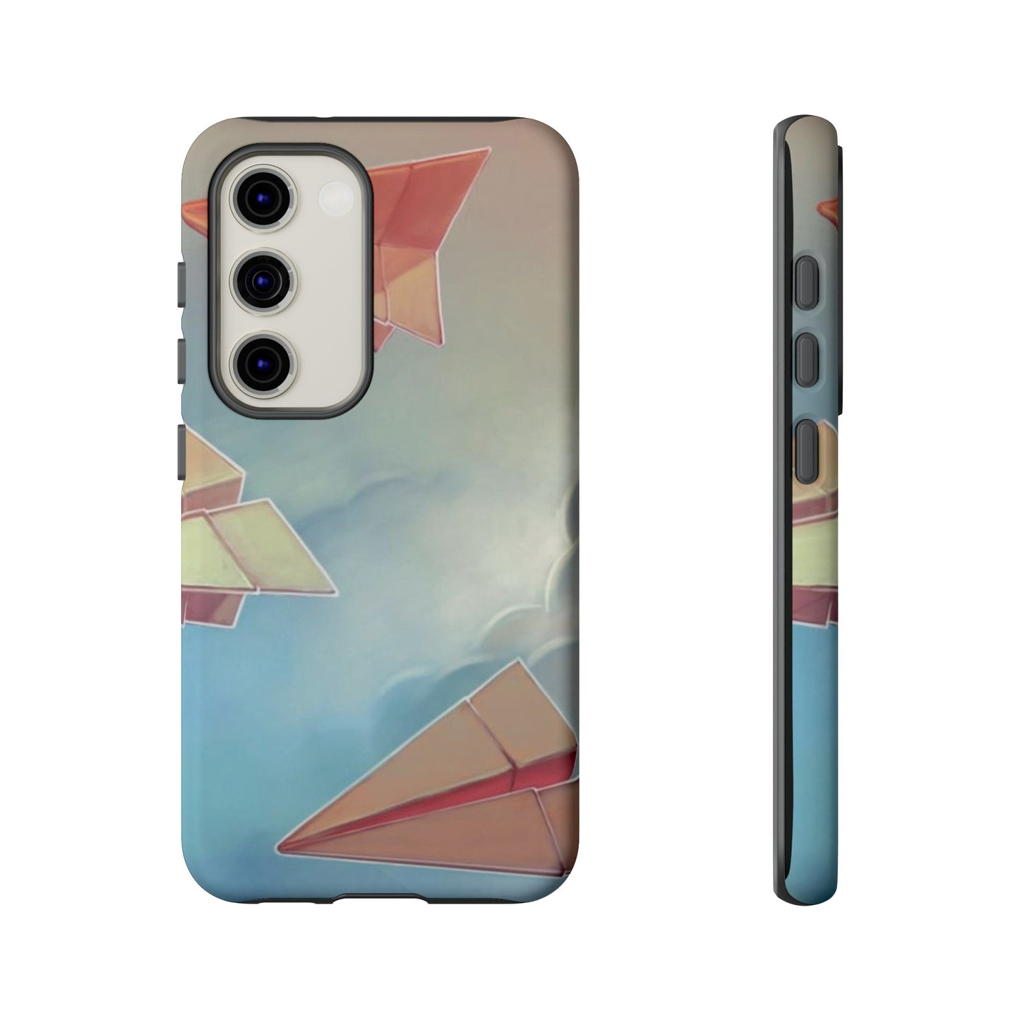 Paper Plane Wallpaper Phone Case | iPhone 15 Plus/ Pro, 14, 13, 12| Google Pixel 7, Pro, 5| Samsung Galaxy S23 All Major Phone Models