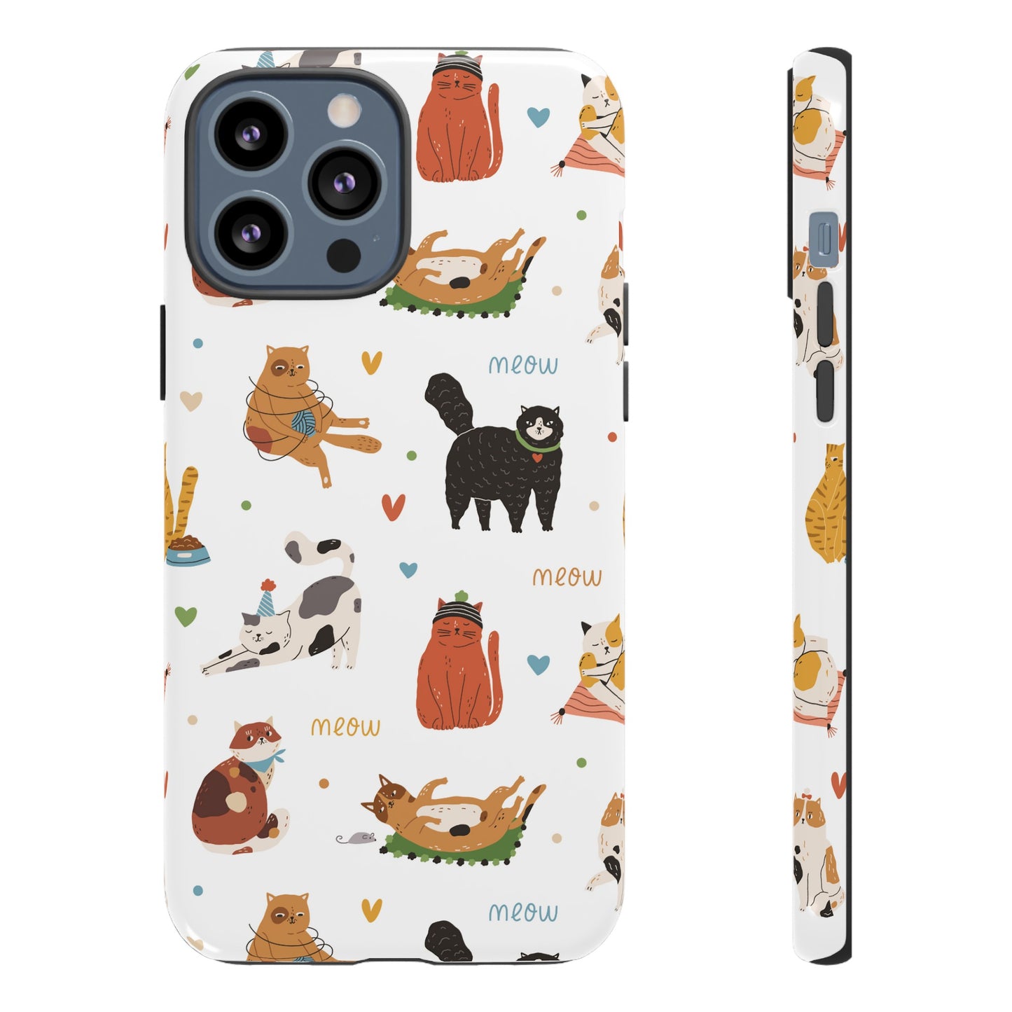 Collage of Cats Wallpaper Phone Case | iPhone 15 Plus/ Pro, 14, 13, 12| Google Pixel 7, Pro, 5| Samsung Galaxy S23 All Major Phone Models