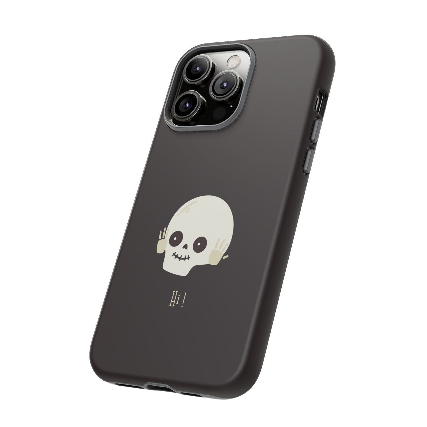 Hello Skull Phone Case | iPhone 15 Plus/ Pro, 14, 13, 12| Google Pixel 7, Pro, 5| Samsung Galaxy S23 All Major Phone Models