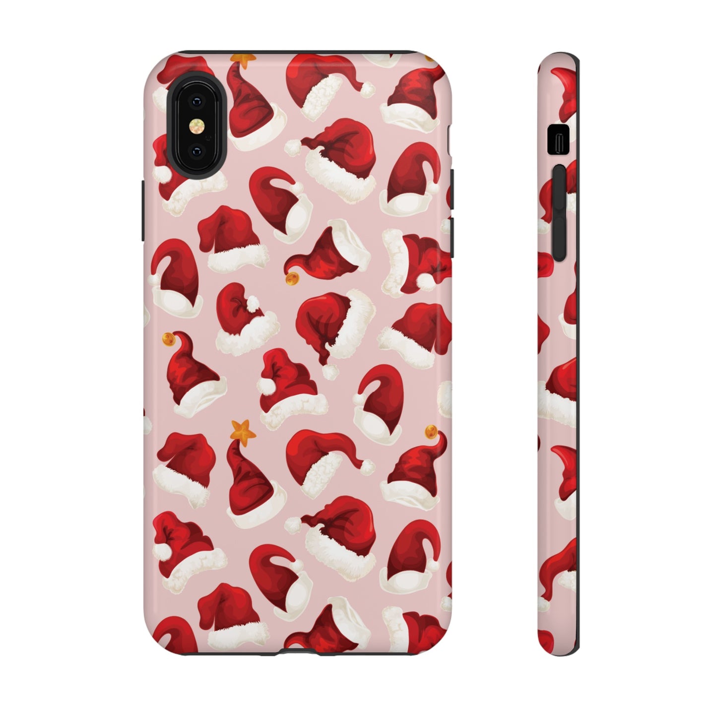 Christmas Hat Wallpaper Phone Case | iPhone 15 Plus/ Pro, 14, 13, 12| Google Pixel 7, Pro, 5| Samsung Galaxy S23 All Major Phone Models