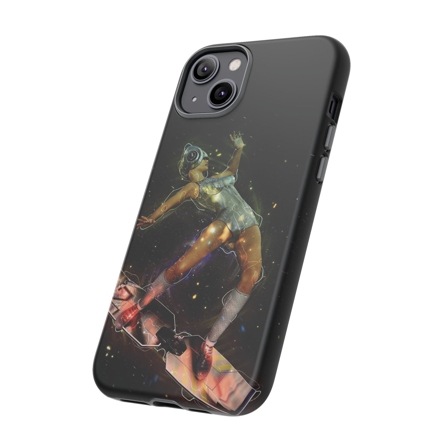 Sci-Fi Skateboard Wallpaper Phone Case | iPhone 15 Plus/ Pro, 14, 13, 12| Google Pixel 7, Pro, 5| Samsung Galaxy S23 All Major Phone Models