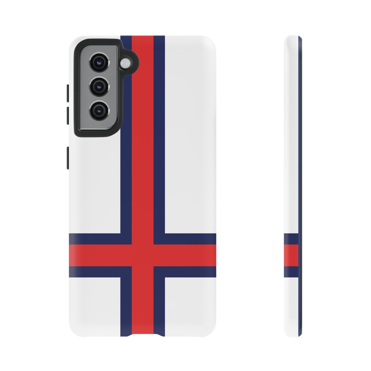 Faroe Island Denmark Flag Phone Case | iPhone 15 Plus/ Pro, 14, 13, 12| Google Pixel 7, Pro, 5| Samsung Galaxy S23 All Major Phone Models