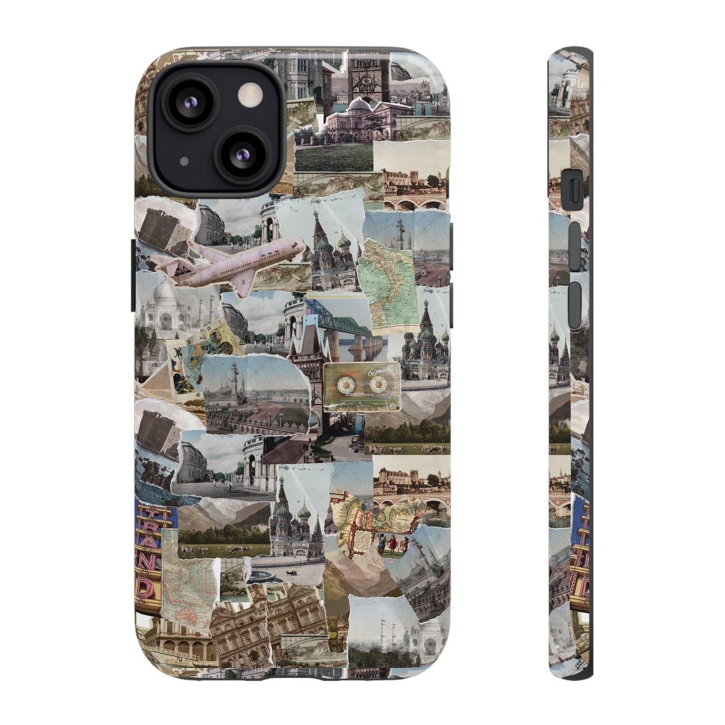 Travel Collage Wallpaper Phone Case | iPhone 15 Plus/ Pro, 14, 13, 12| Google Pixel 7, Pro, 5| Samsung Galaxy S23 All Major Phone Models