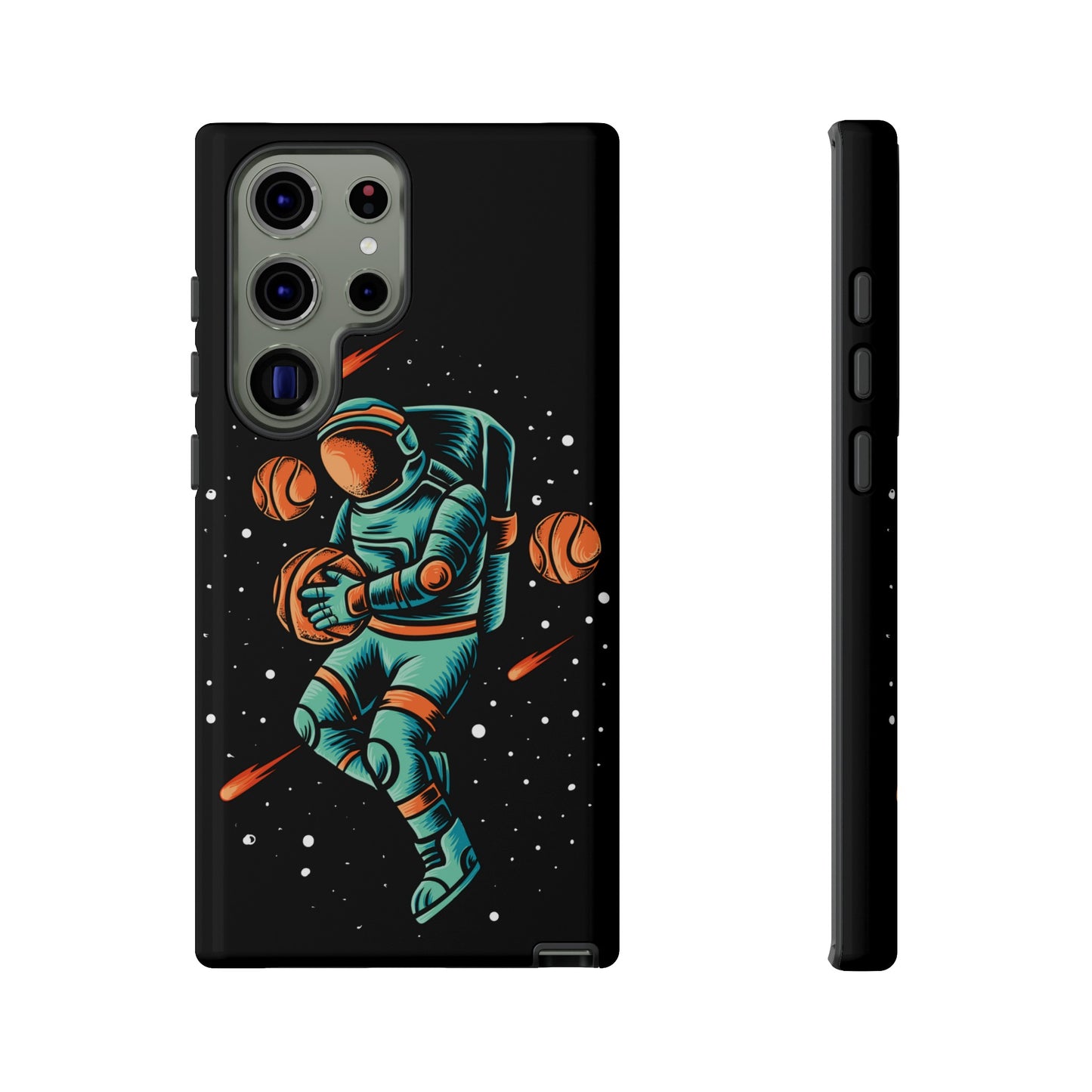 Space Basketball Phone Case | iPhone 15 Plus/ Pro, 14, 13, 12| Google Pixel 7, Pro, 5| Samsung Galaxy S23 All Major Phone Models