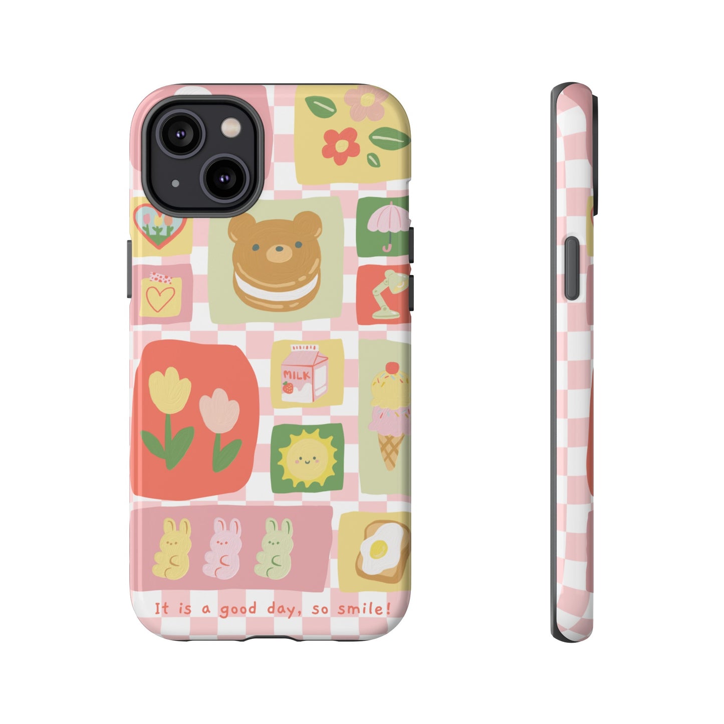 It Is A Good Day, So Smile! Wallpaper Phone Case | iPhone 15 Plus/ Pro, 14, 13, 12| Google Pixel 7, Pro, 5| Samsung Galaxy S23 All Major Phone Models