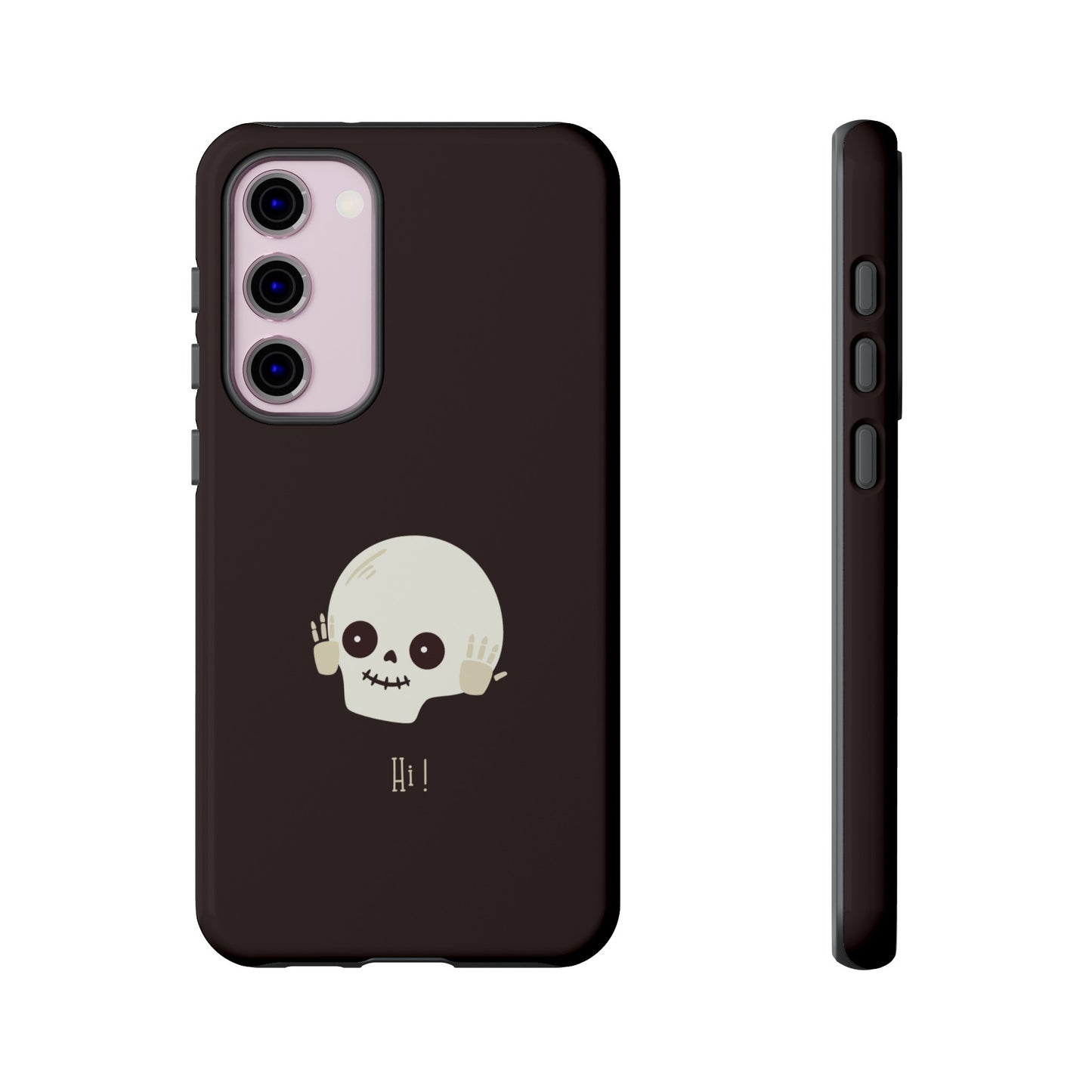 Hello Skull Phone Case | iPhone 15 Plus/ Pro, 14, 13, 12| Google Pixel 7, Pro, 5| Samsung Galaxy S23 All Major Phone Models