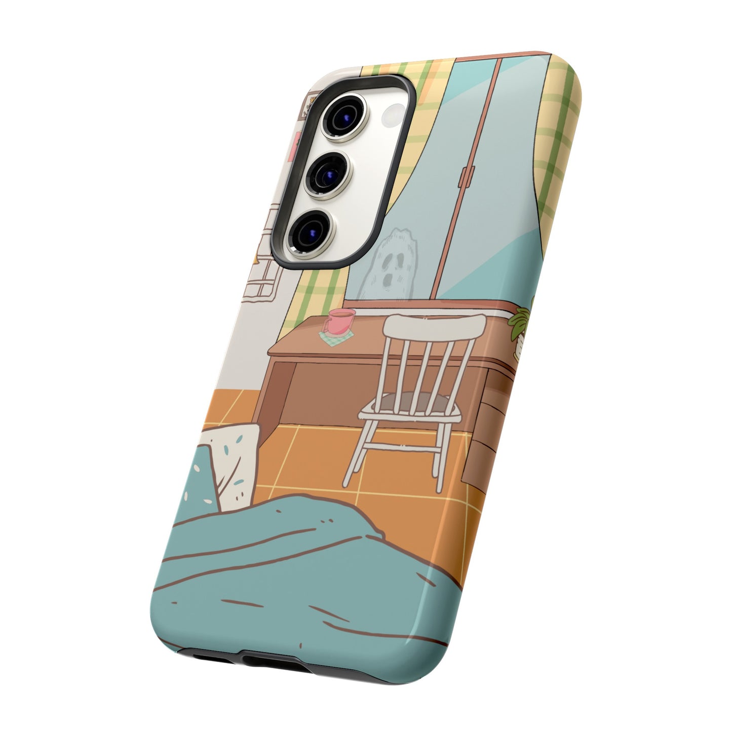 Ghost At The Window Wallpaper Phone Case | iPhone 15 Plus/ Pro, 14, 13, 12| Google Pixel 7, Pro, 5| Samsung Galaxy S23 All Major Phone Models