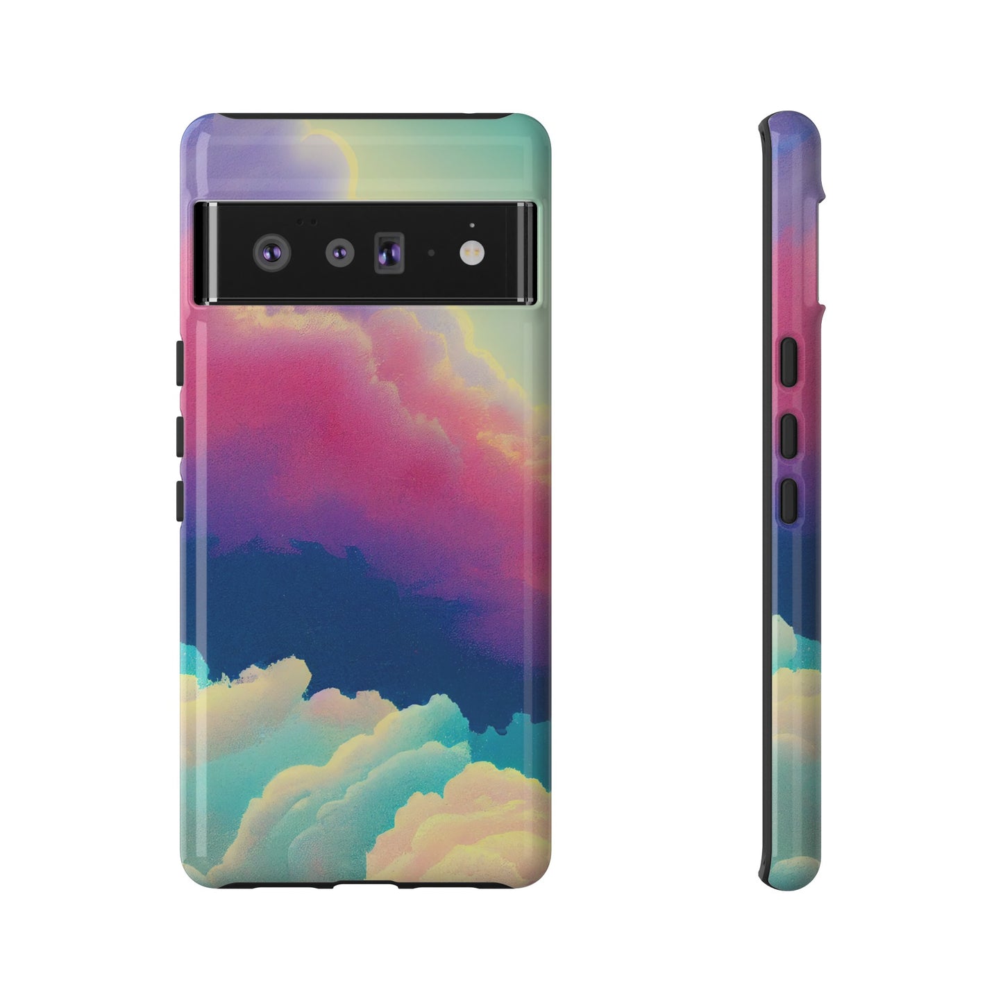 Colourful Clouds Wallpaper Phone Case | iPhone 15 Plus/ Pro, 14, 13, 12| Google Pixel 7, Pro, 5| Samsung Galaxy S23 All Major Phone Models