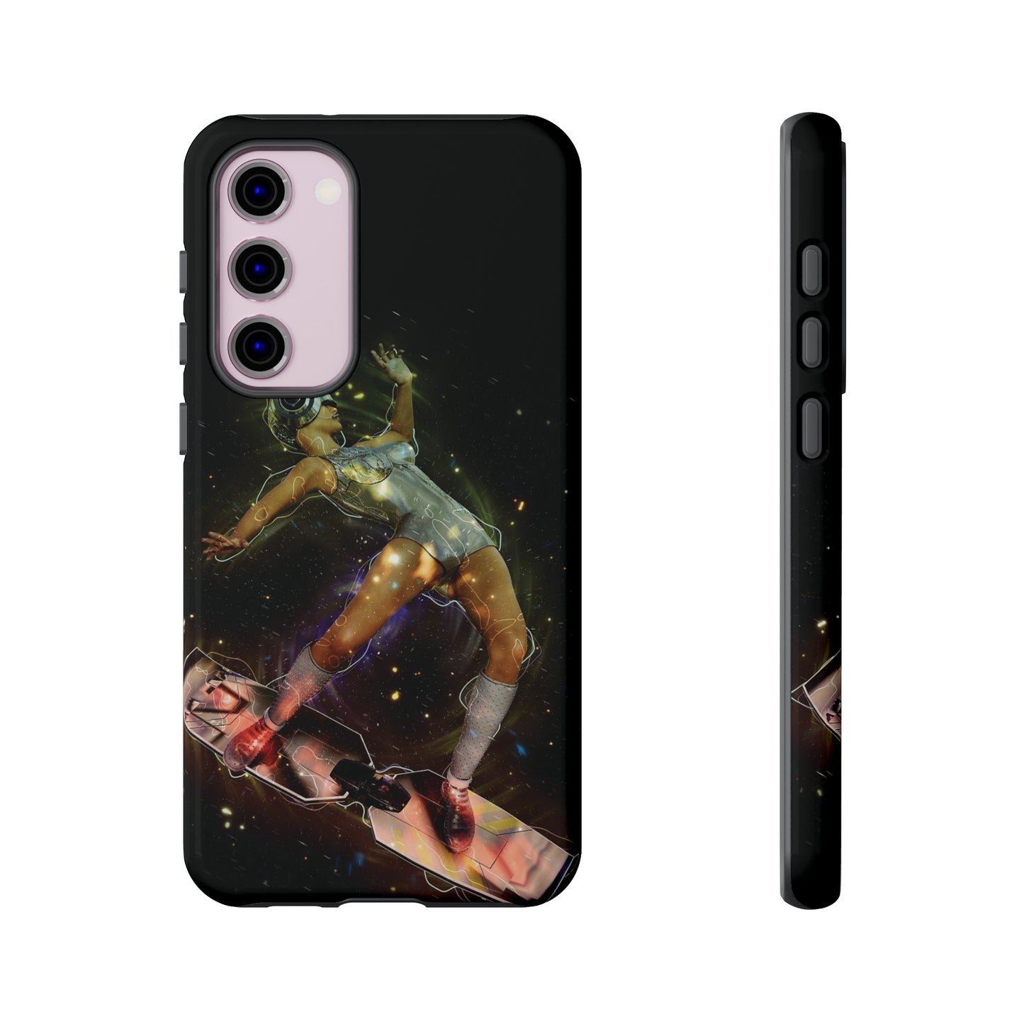 Sci-Fi Skateboard Wallpaper Phone Case | iPhone 15 Plus/ Pro, 14, 13, 12| Google Pixel 7, Pro, 5| Samsung Galaxy S23 All Major Phone Models