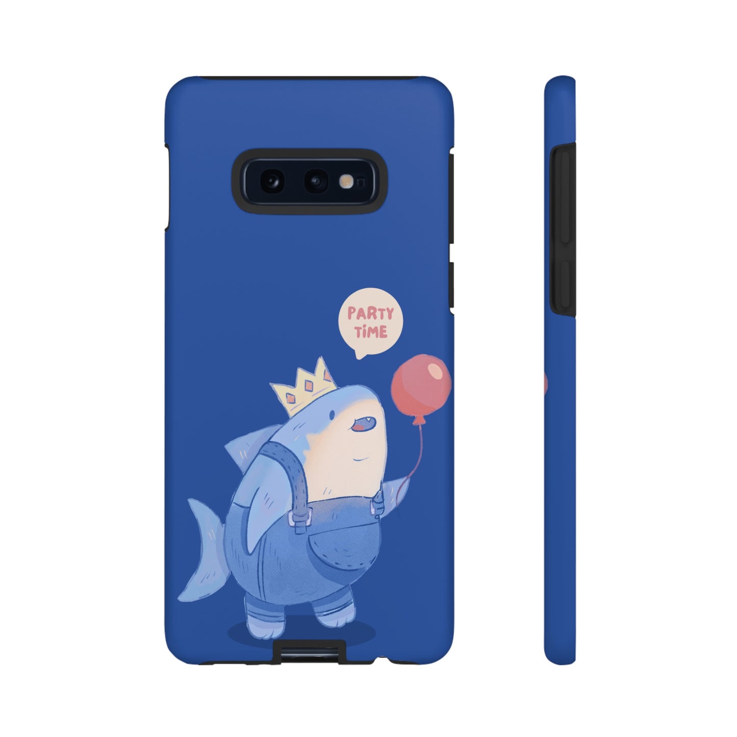 Shark Party Time Phone Case | iPhone 15 Plus/ Pro, 14, 13, 12| Google Pixel 7, Pro, 5| Samsung Galaxy S23 All Major Phone Models