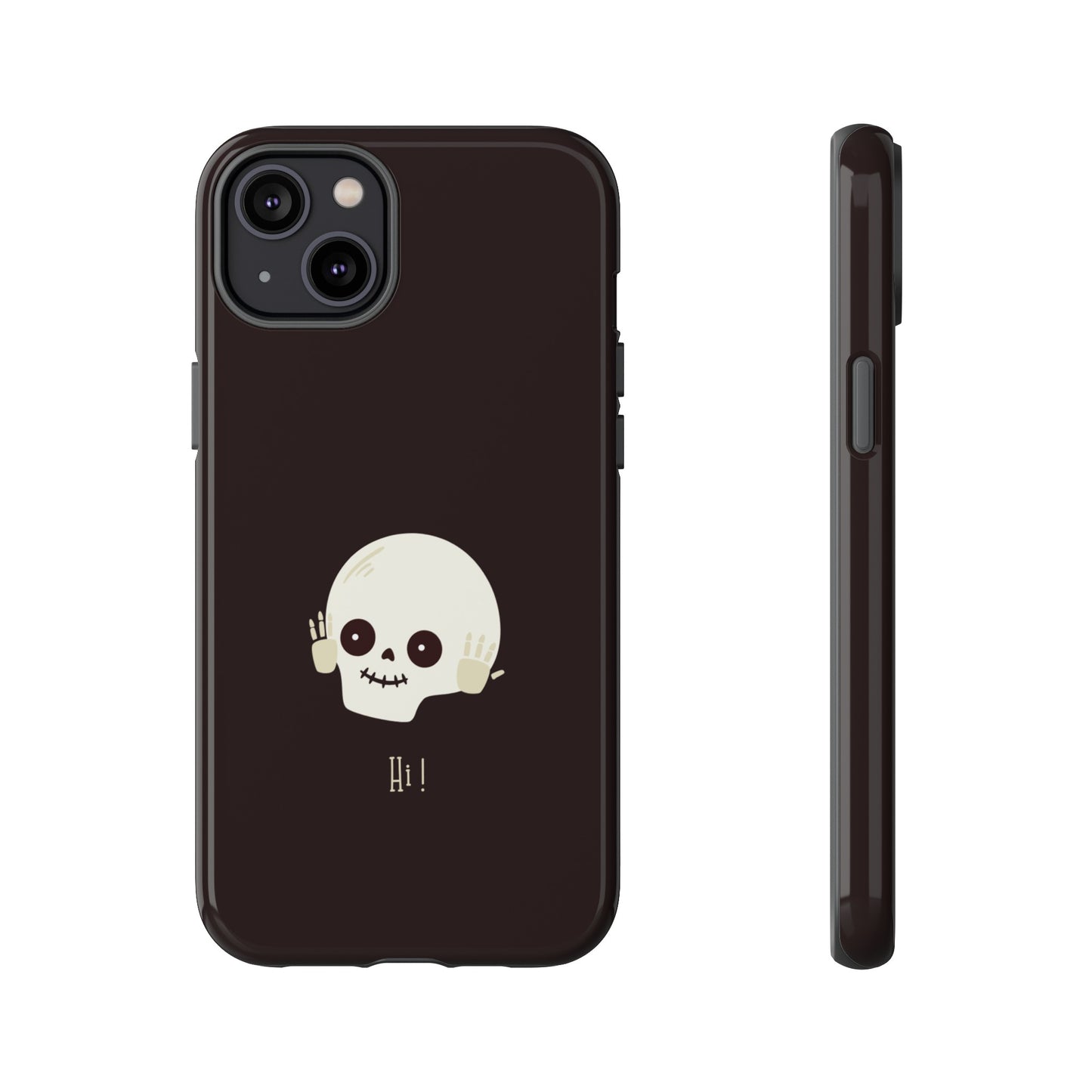 Hello Skull Phone Case | iPhone 15 Plus/ Pro, 14, 13, 12| Google Pixel 7, Pro, 5| Samsung Galaxy S23 All Major Phone Models