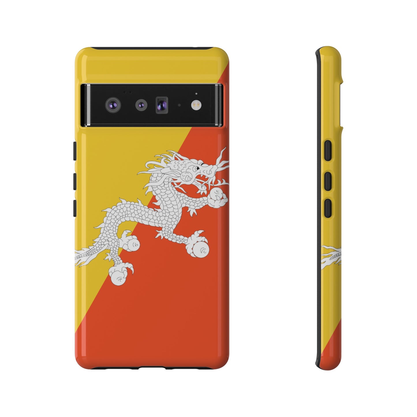 Bhutan Flag Phone Case | iPhone 15 Plus/ Pro, 14, 13, 12| Google Pixel 7, Pro, 5| Samsung Galaxy S23 All Major Phone Models