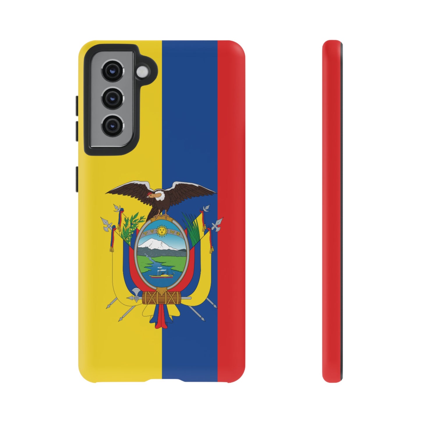 Ecuador Flag Phone Case | iPhone 15 Plus/ Pro, 14, 13, 12| Google Pixel 7, Pro, 5| Samsung Galaxy S23 All Major Phone Models