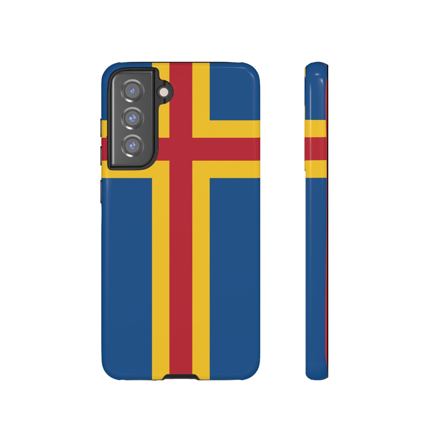 Aland Islands (Finland) Flag Phone Case | iPhone 15 Plus/ Pro, 14, 13, 12| Google Pixel 7, Pro, 5| Samsung Galaxy S23 All Major Phone Models