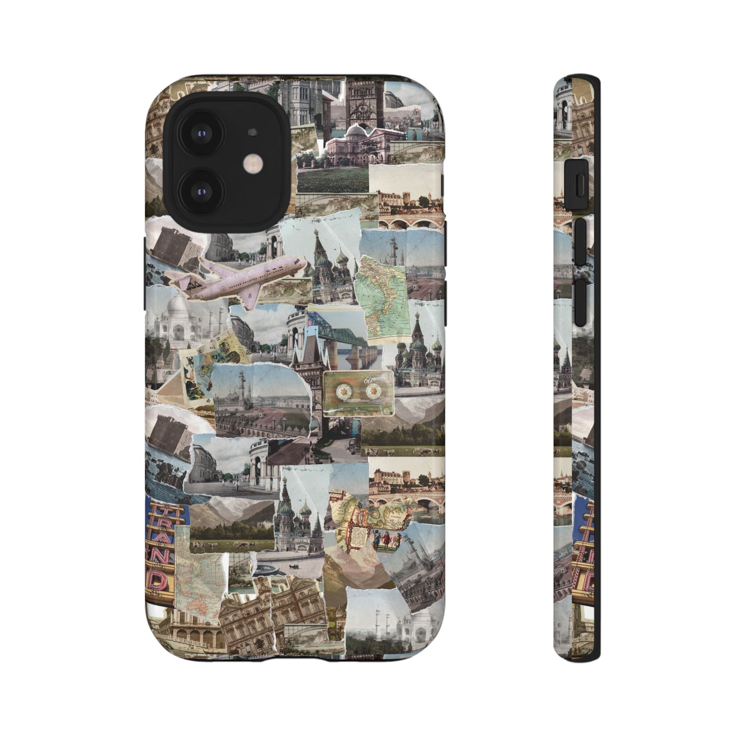 Travel Collage Wallpaper Phone Case | iPhone 15 Plus/ Pro, 14, 13, 12| Google Pixel 7, Pro, 5| Samsung Galaxy S23 All Major Phone Models