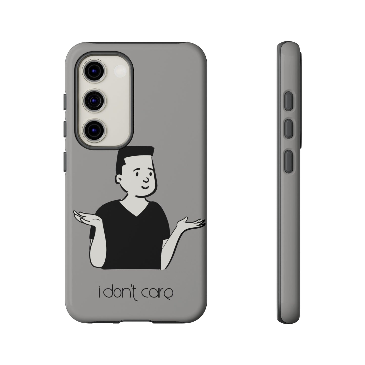 I Don't Care Wallpaper Phone Case | iPhone 15 Plus/ Pro, 14, 13, 12| Google Pixel 7, Pro, 5| Samsung Galaxy S23 All Major Phone Models