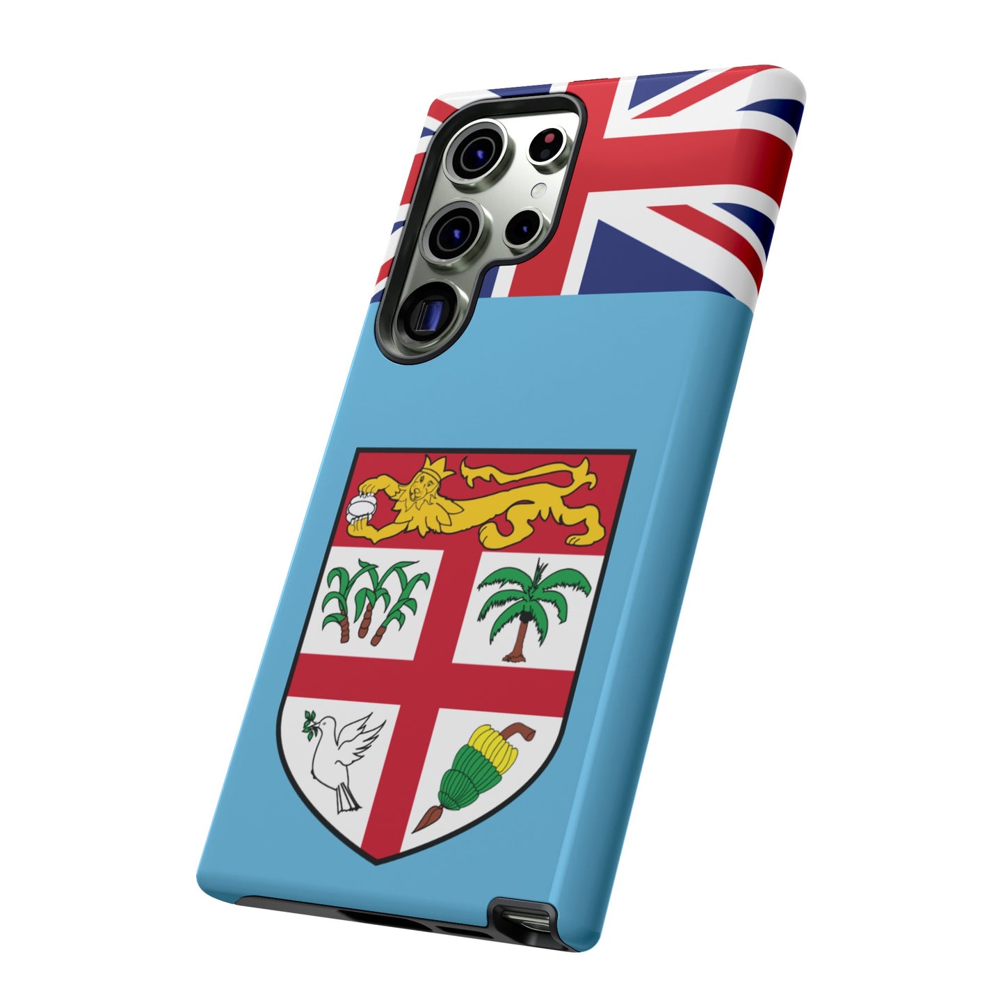 Fiji Flag Phone Case | iPhone 15 Plus/ Pro, 14, 13, 12| Google Pixel 7, Pro, 5| Samsung Galaxy S23 All Major Phone Models