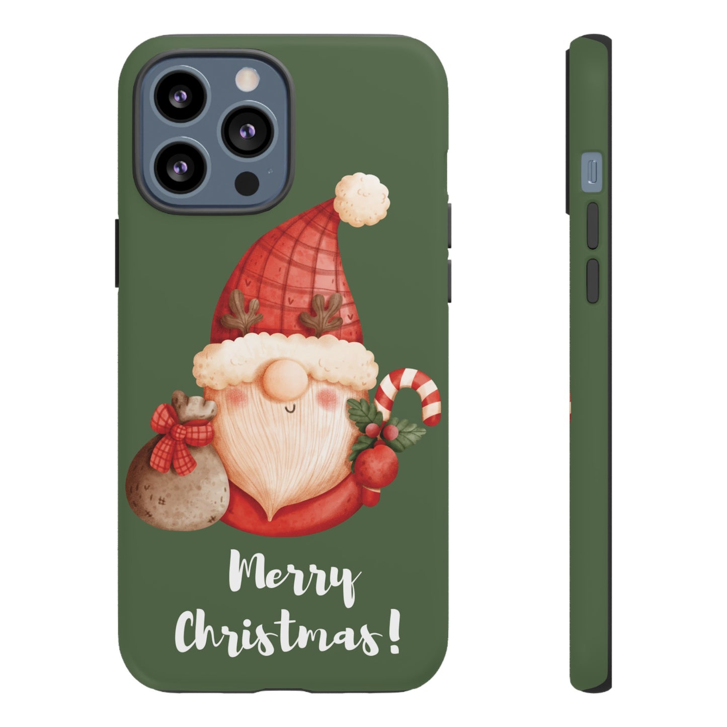 Cute Merry Christmas Wallpaper Phone Case | iPhone 15 Plus/ Pro, 14, 13, 12| Google Pixel 7, Pro, 5| Samsung Galaxy S23 All Major Phone Models