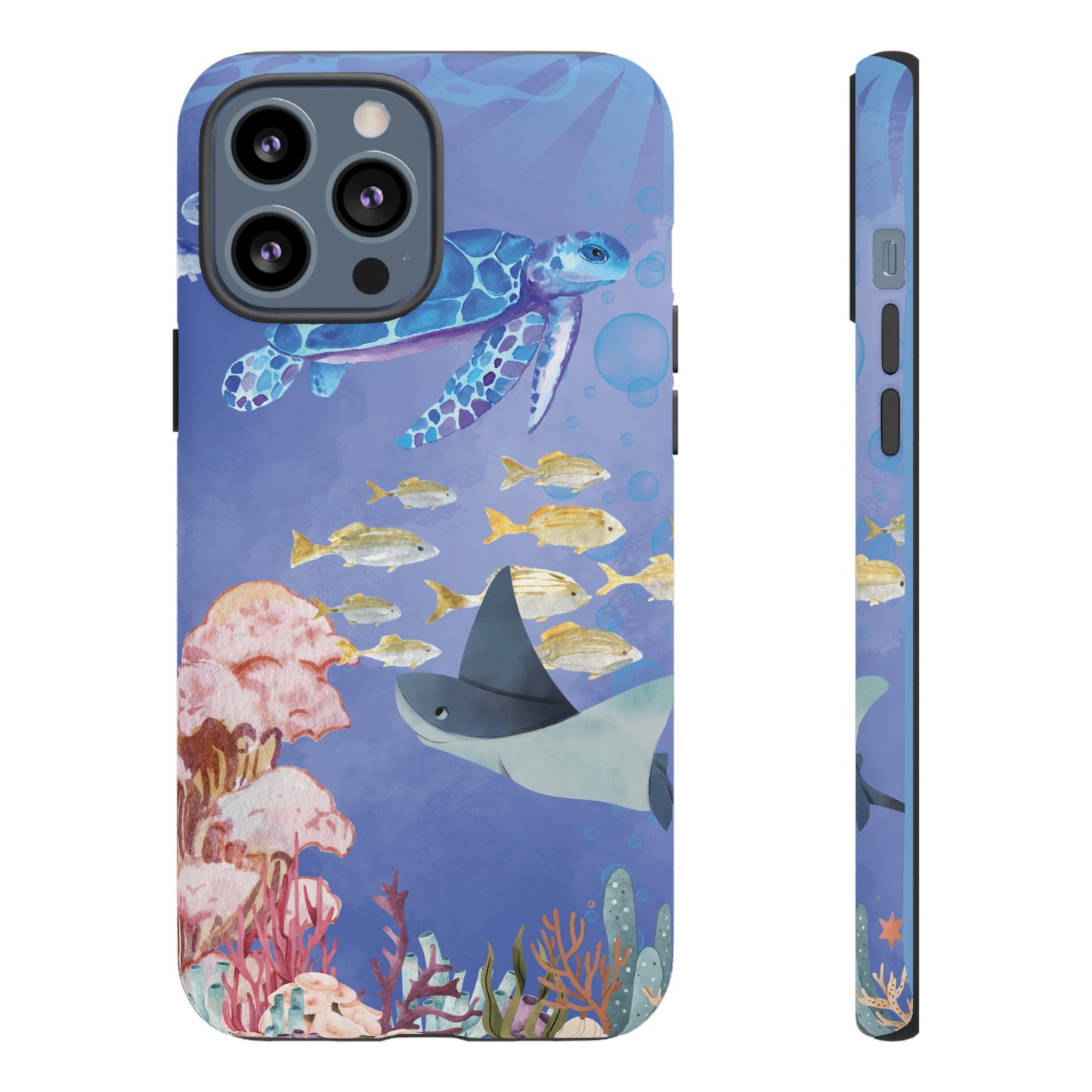 Underwater Scene Wallpaper Phone Case | iPhone 15 Plus/ Pro, 14, 13, 12| Google Pixel 7, Pro, 5| Samsung Galaxy S23 All Major Phone Models