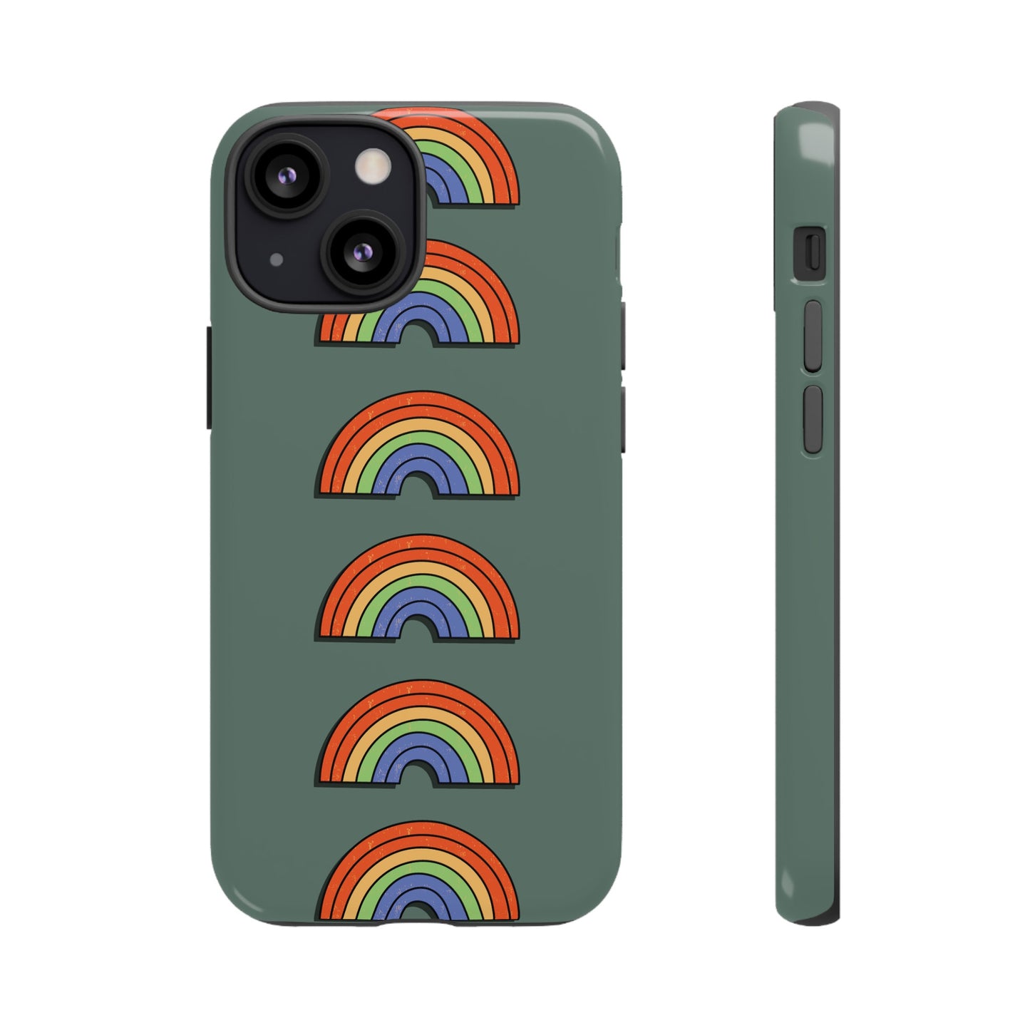 Rainbow Wallpaper Phone Case | iPhone 15 Plus/ Pro, 14, 13, 12| Google Pixel 7, Pro, 5| Samsung Galaxy S23 All Major Phone Models