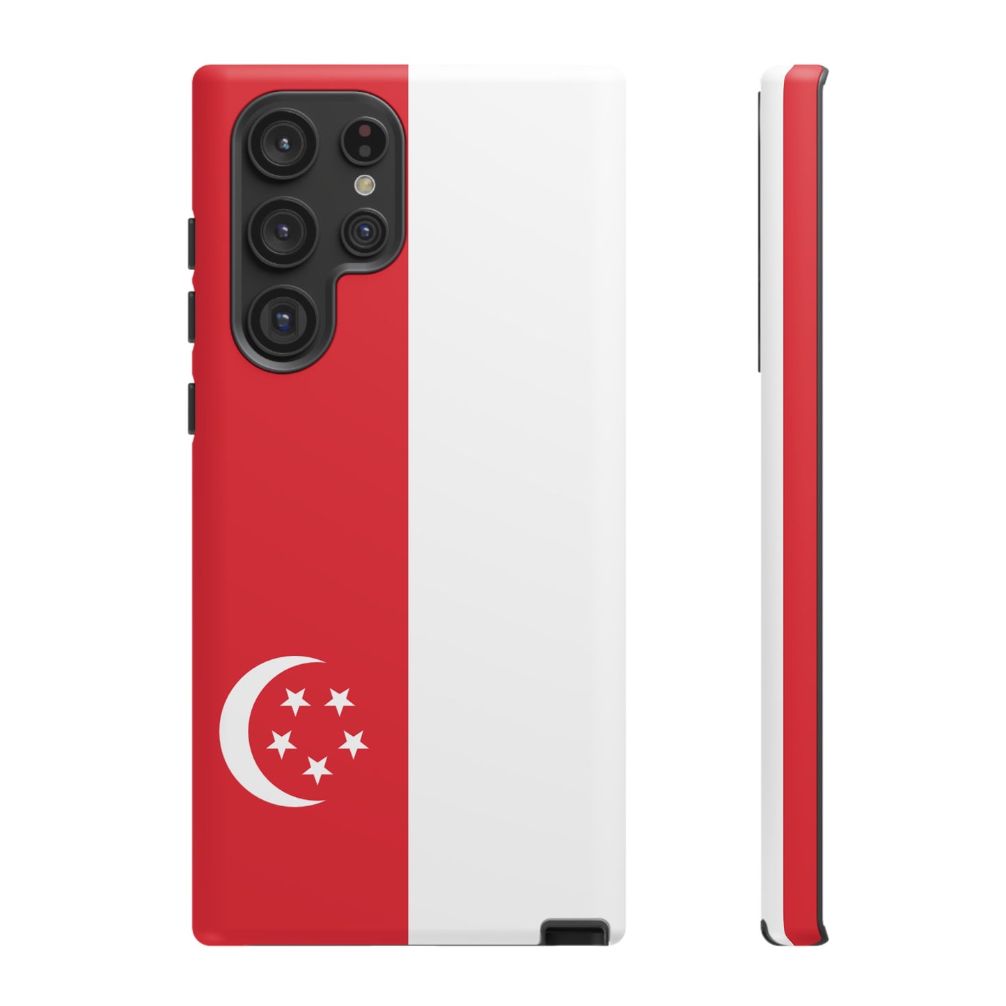 Singapore Flag Phone Case | iPhone 15 Plus/ Pro, 14, 13, 12| Google Pixel 7, Pro, 5| Samsung Galaxy S23 All Major Phone Models