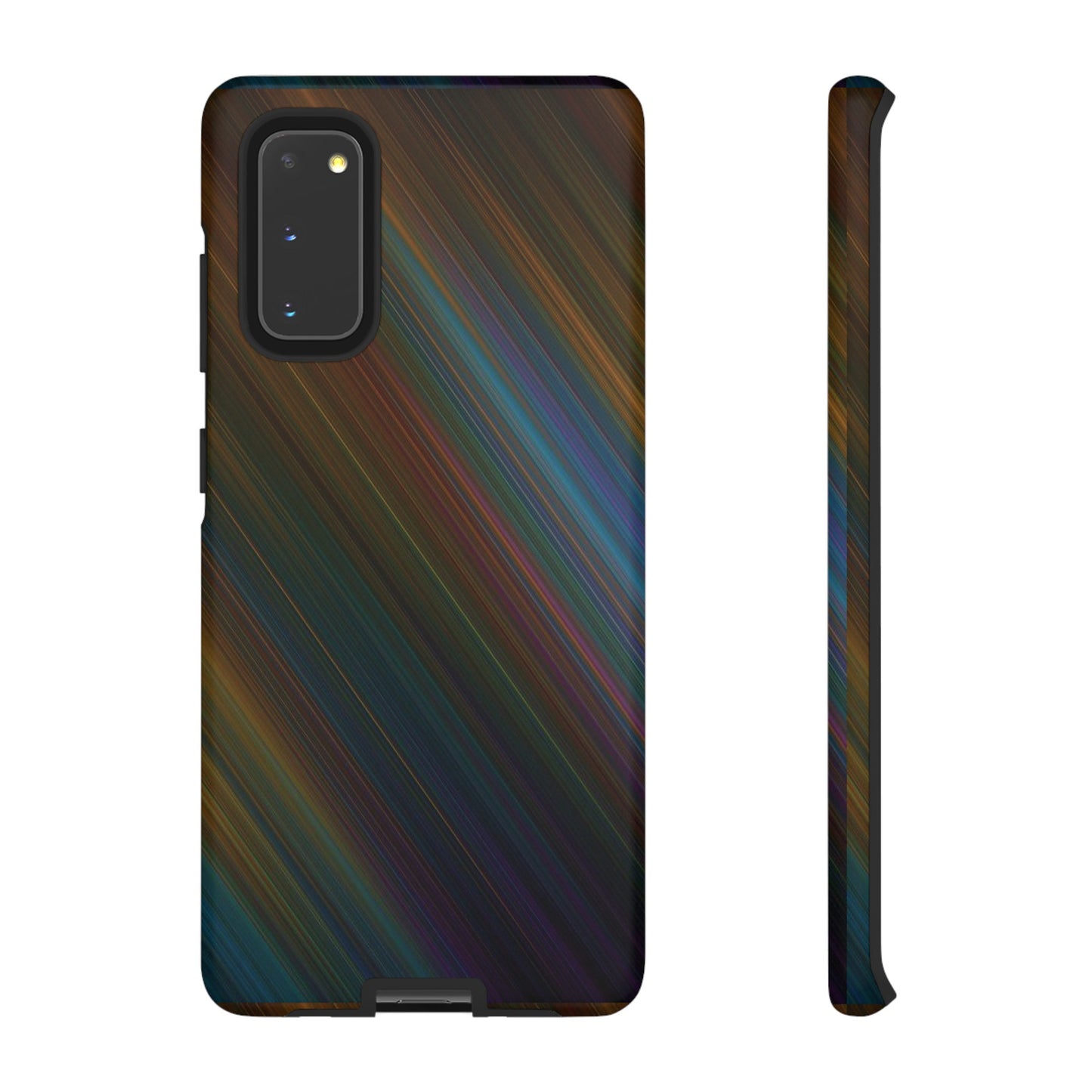 Slanted Rainbow Wallpaper Phone Case | iPhone 15 Plus/ Pro, 14, 13, 12| Google Pixel 7, Pro, 5| Samsung Galaxy S23 All Major Phone Models