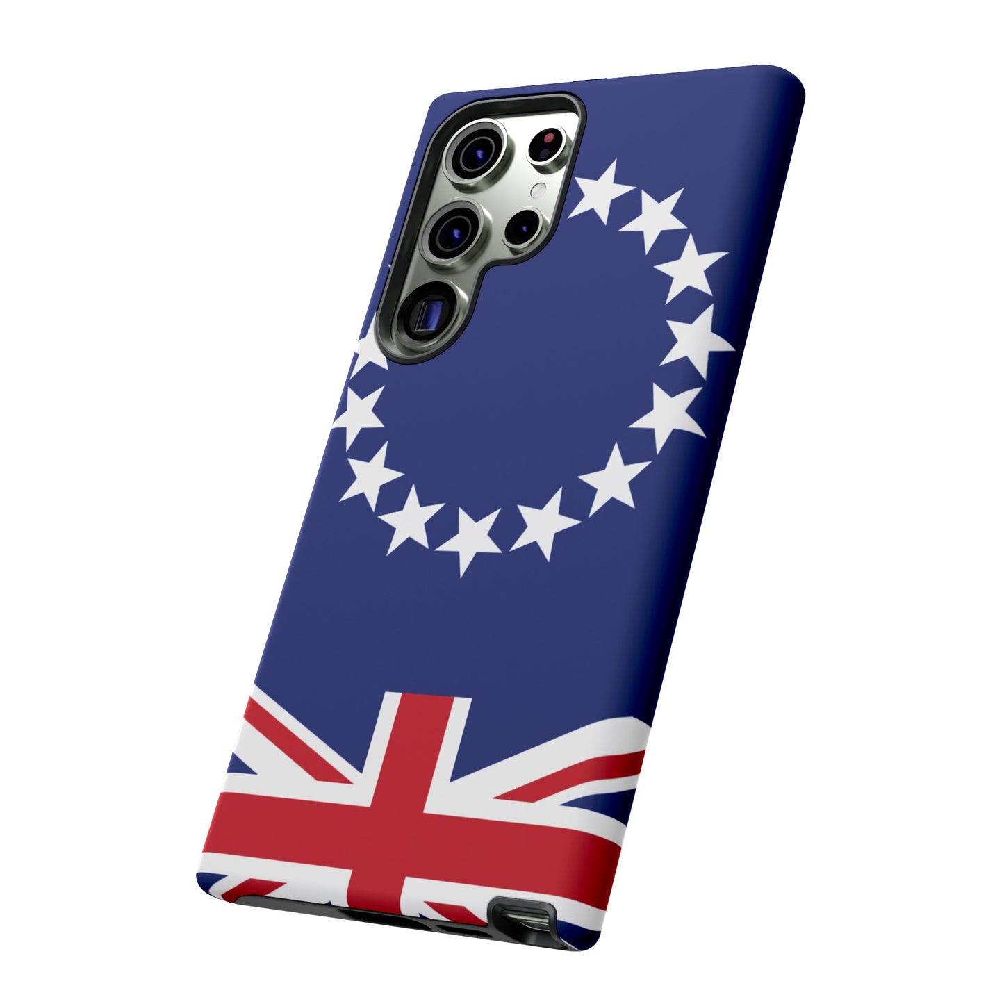 Cook Islands Flag Phone Case | iPhone 15 Plus/ Pro, 14, 13, 12| Google Pixel 7, Pro, 5| Samsung Galaxy S23 All Major Phone Models