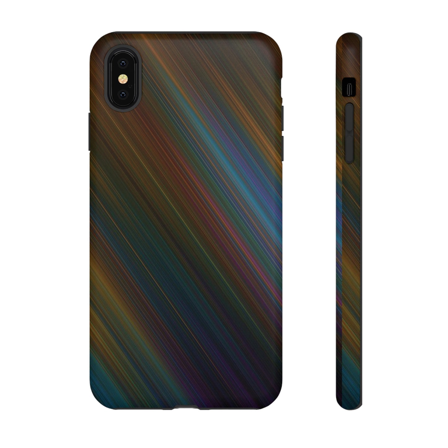 Slanted Rainbow Wallpaper Phone Case | iPhone 15 Plus/ Pro, 14, 13, 12| Google Pixel 7, Pro, 5| Samsung Galaxy S23 All Major Phone Models