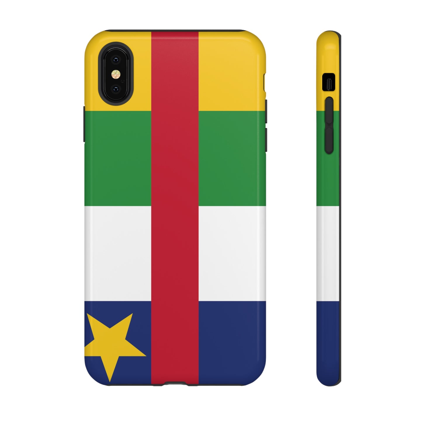 Central African Republic Flag Phone Case | iPhone 15 Plus/ Pro, 14, 13, 12| Google Pixel 7, Pro, 5| Samsung Galaxy S23 All Major Phone Models